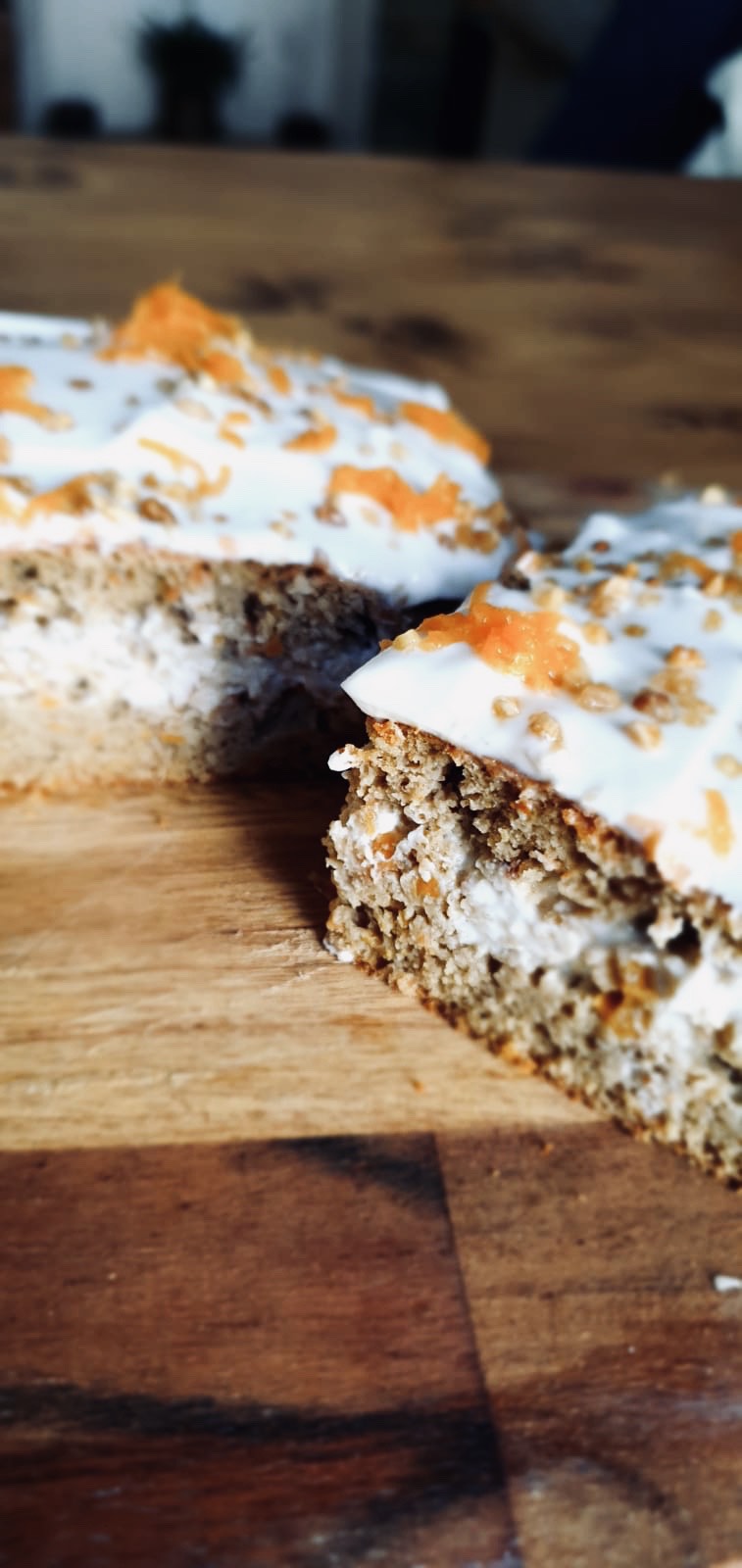 TARTA FIT DE ZANAHORIA